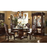 Acme 62010 Round  Dining Set  Vendome  Cherry Finish