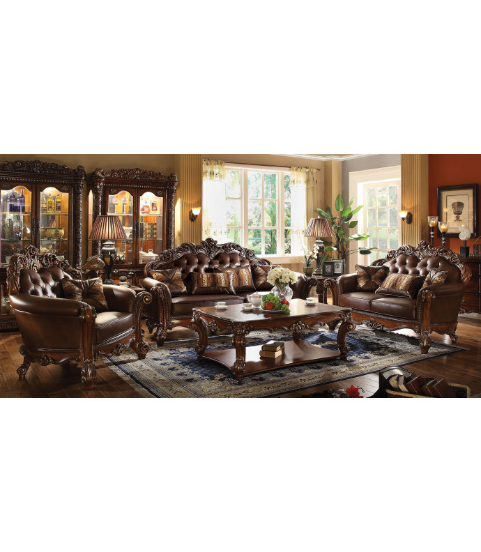 Acme 52001 Vendome Living room  Collection Cherry Finish 