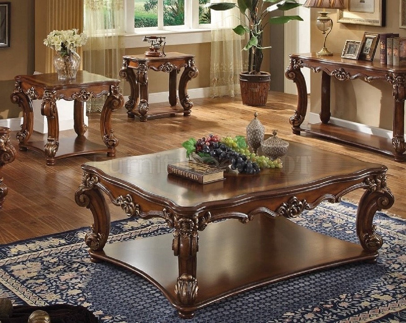 Acme 52001 Vendome Living room  Collection Cherry Finish 