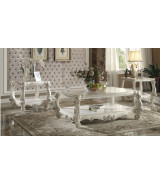 Acme 82123 Coffee Table Versailles Collection Bone White Finish 