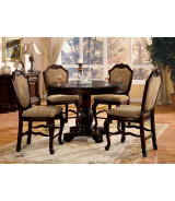  64082 Acme Chateau de Ville  Counter Height Dining Set Espresso Finish