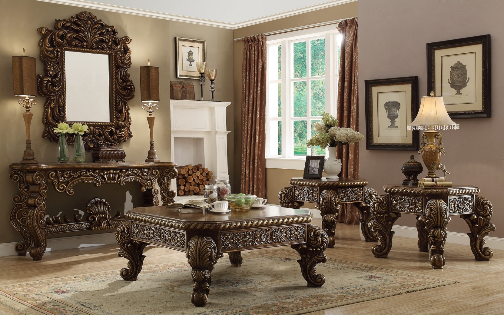 HD 8011 Homey Design Occasional Tables Victorian, European & Classic design HD 8011 Homey Design Occasional Tables Victorian, European & Classic design
