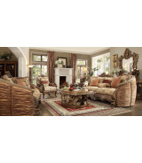 HD 1601 HD 622 Homey Design upholstery living room set Victorian, European & Classic design Sofa Set