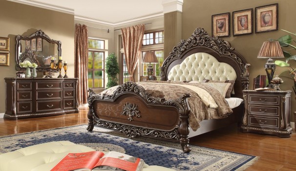 Homey Bedroom set Victorian, European & Classic design