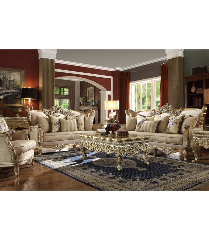 HD 04 Homey Design upholstery living room set Victorian, European & Classic design Sofa Set