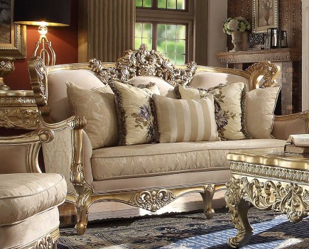 HD 04 Homey Design upholstery living room set Victorian