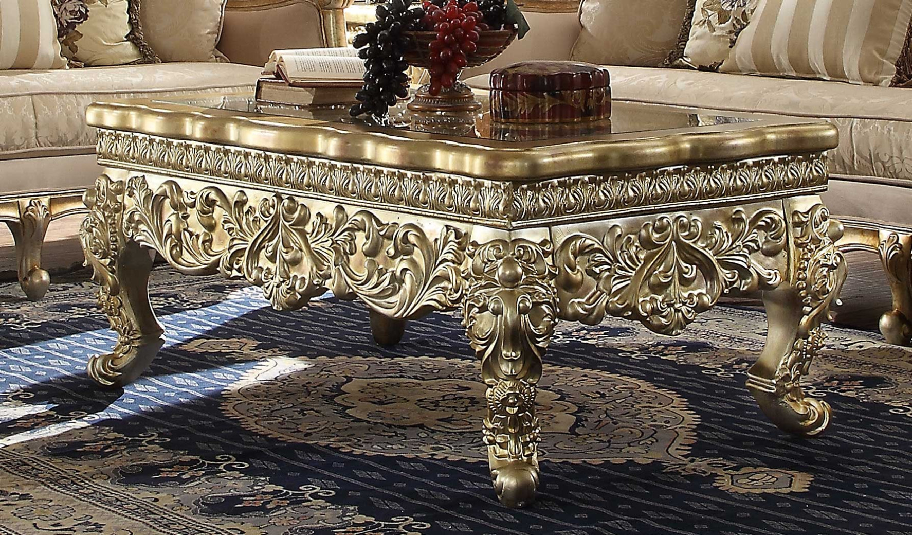HD 04 Homey Design upholstery living room set Victorian
