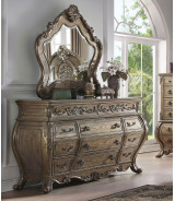 26310Q Acme Ragenardus Bedroom Set Collection .Vintage Oak Finish / Pu