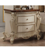 26900Q Buttersctoch / Pearl Finish Bedroom Set Picardy Collection by Acme Furniture