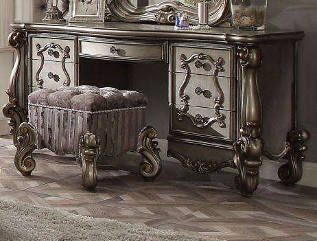 26860 Acme Versailles Bedroom Set Collection Antique Platinum