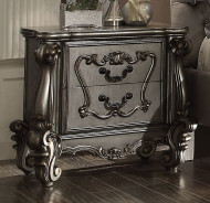 26820 Velvet / Antique Platinum Finish Acme Versailles