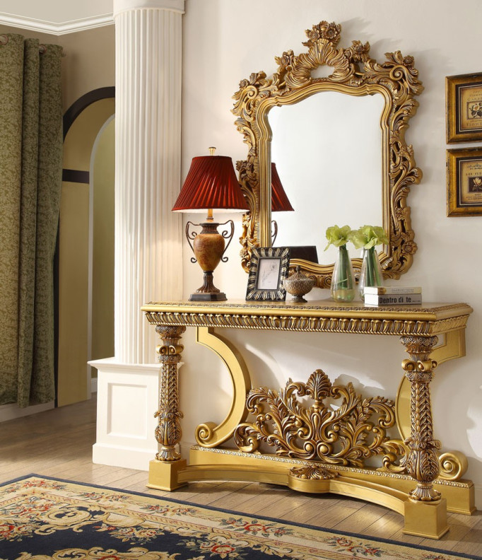HD 8016 Homey Design Console Table Victorian, European & Classic design