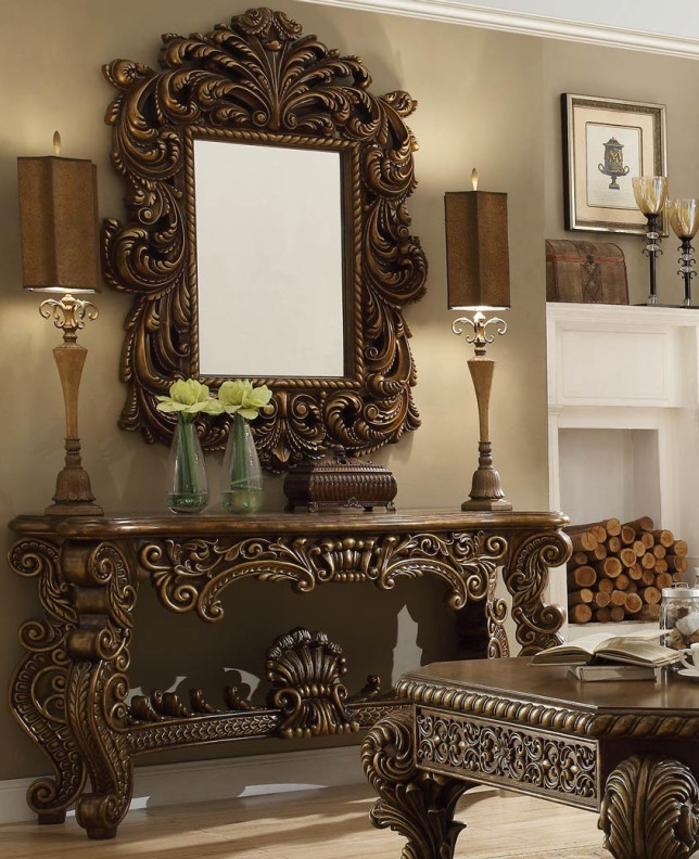 HD 8011 Homey Design Console Table Victorian, European & Classic design