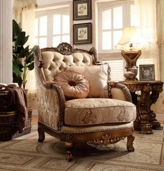 HD 506 Homey Design Accent Chair European Victorian Style
