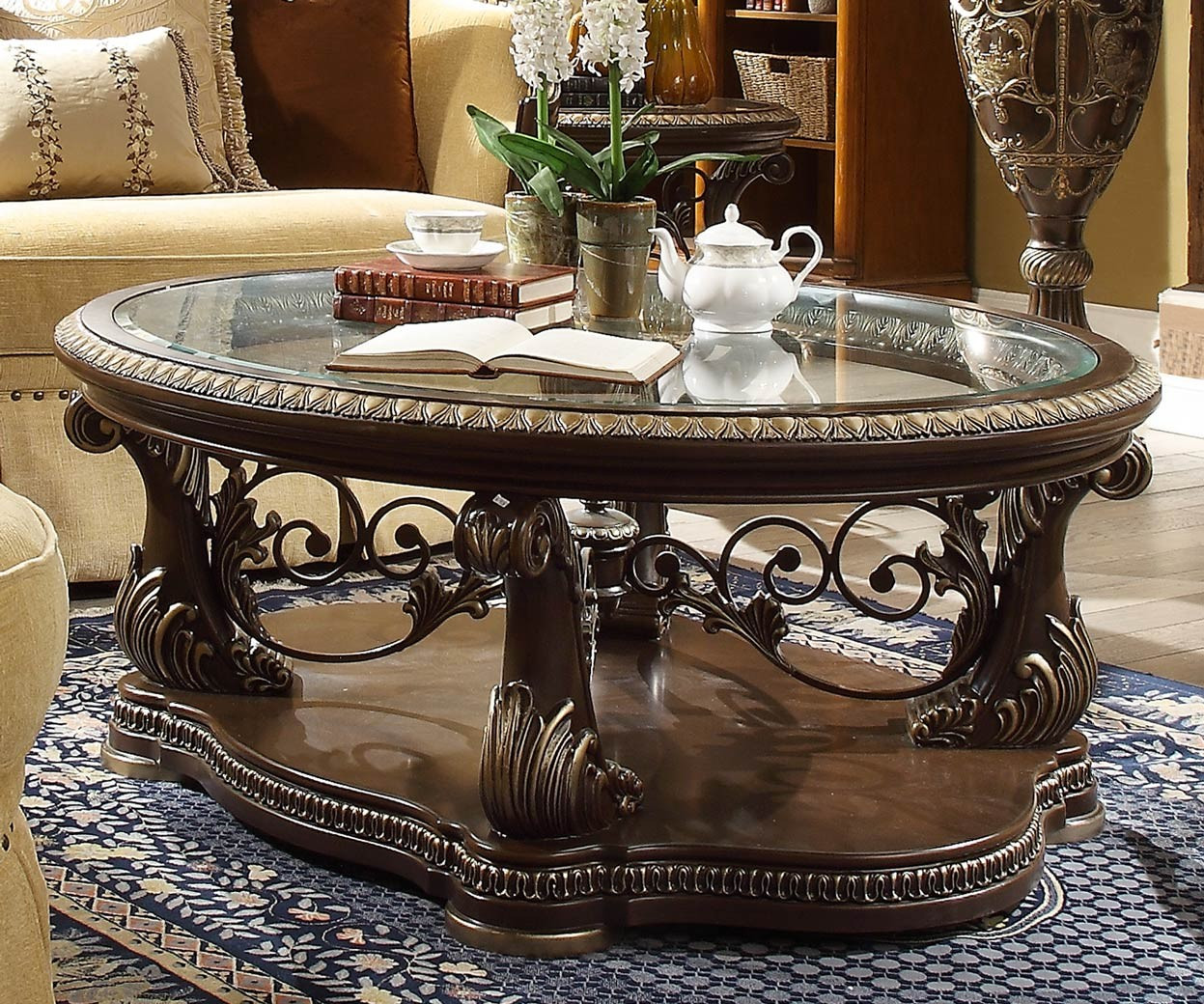 HD 1631 Homey Design upholstery living room set Victorian, European & Classic design Sofa Set