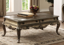 56030 Fabric / Vintage Oak Finish Living Room Ragenardus Collection By Acme Furniture