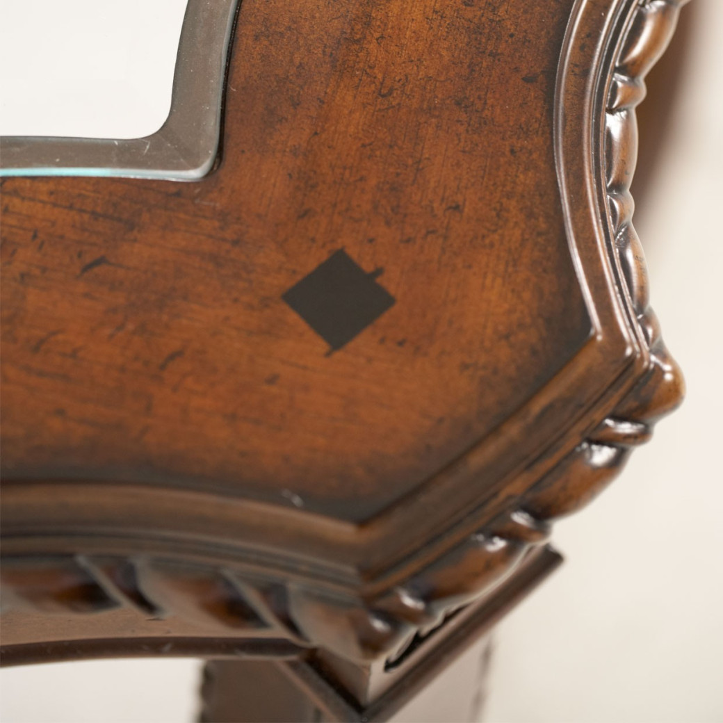 Aico Windsor Court Sofa Table VINTAGE FRUITWOOD