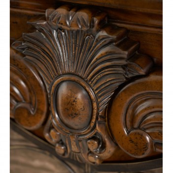 AICO Windsor Court Fireplace VINTAGE FRUITWOOD