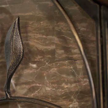 AICO Windsor Court Fireplace VINTAGE FRUITWOOD