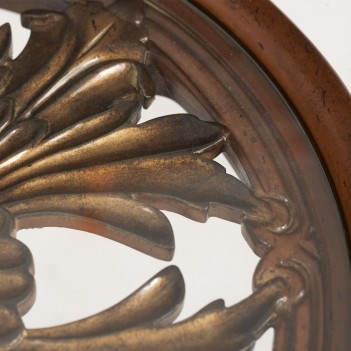 Aico Villa Valencia Chair Side Table CLASSIC CHESTNUT