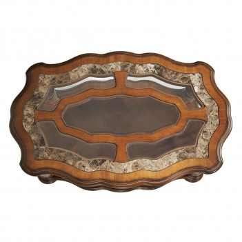 Aico Villa Valencia Cocktail Table CLASSIC CHESTNUT