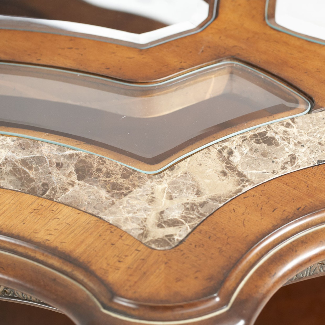 Aico Villa Valencia Cocktail Table CLASSIC CHESTNUT