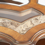 Aico Villa Valencia Cocktail Table CLASSIC CHESTNUT