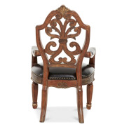 AICO Villa Valencia Writing Desk Chair in Classic Chestnut
