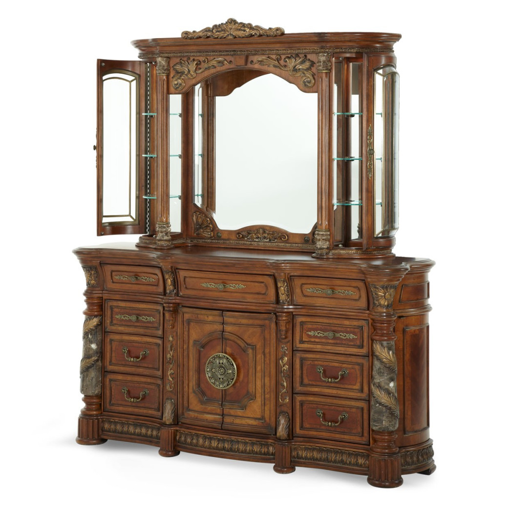 Aico Villa Valencia Dresser Classic Chesnut