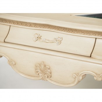 Aico Lavelle Rectangular Cocktail Table BLANC