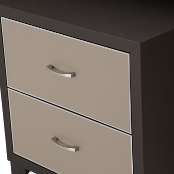 Aico 21 Cosmopolitan Taupe Nightstand