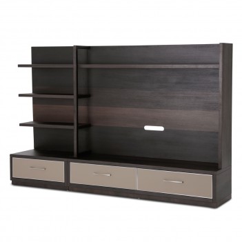 Entertainment Center 21 Cosmopolitan Taupe Collection By Michael Amini