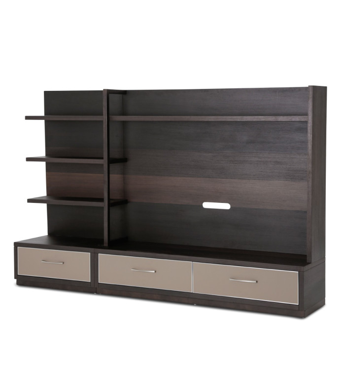 Aico 21 Cosmopolitan Taupe Entertainment Center (4 pc)