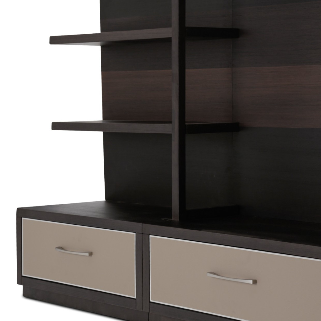 Aico 21 Cosmopolitan Taupe Entertainment Center (4 pc)