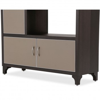 Aico 21 Cosmopolitan Taupe Left Bookcase