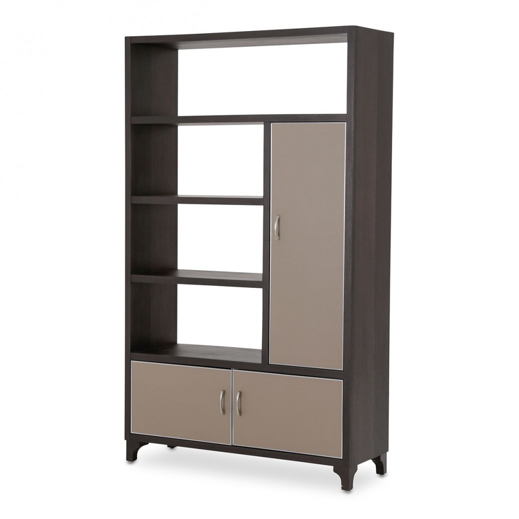 Aico 21 Cosmopolitan Taupe Right Bookcase