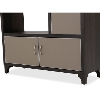 Aico 21 Cosmopolitan Taupe Right Bookcase