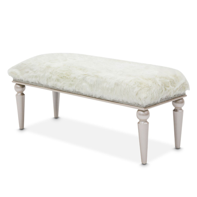 Aico by Michael Amini Glimmering Heights Bed Bench (Non Storage)