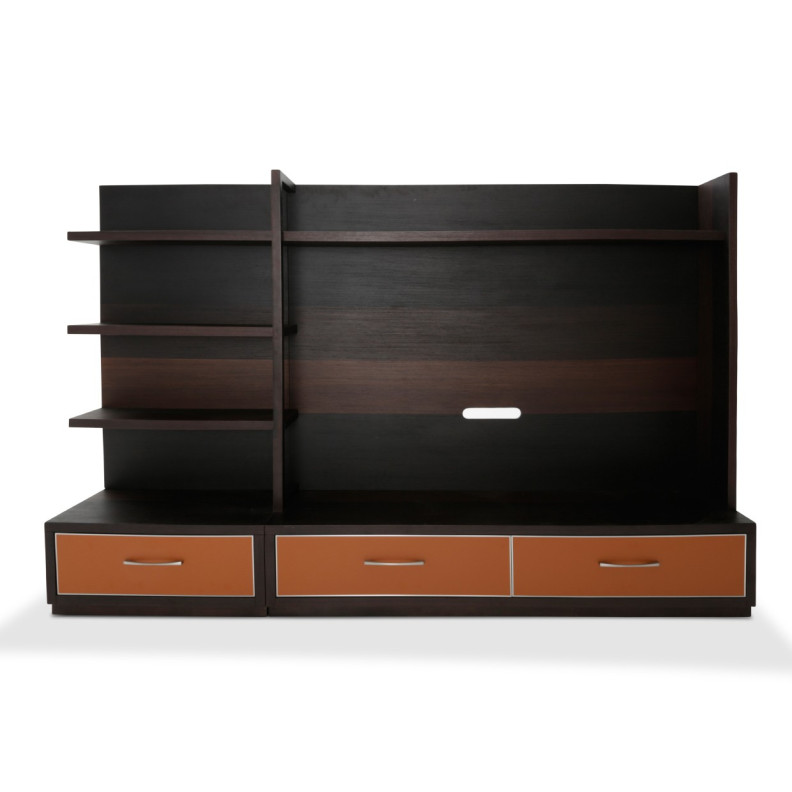 Aico 21 COSMOPOLITAN ORANGE Entertainment Center (4 Pc) Diablo