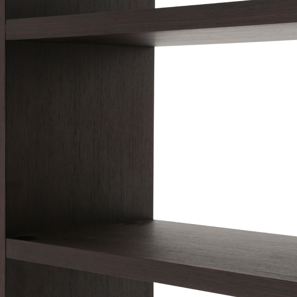 Aico 21 COSMOPOLITAN ORANGE 2 Piece Bookcase Unit Diablo Orange