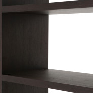 Aico 21 COSMOPOLITAN ORANGE 2 Piece Bookcase Unit Diablo Orange
