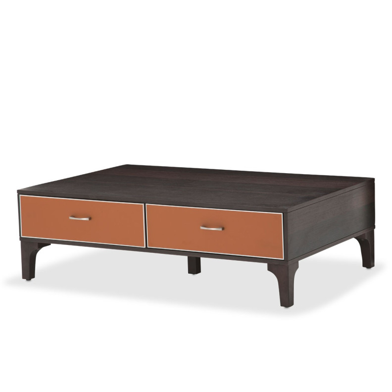 Aico 21 COSMOPOLITAN ORANGE Rectangular Cocktail Table