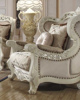 2657 Homey Design upholstery living room set Victorian