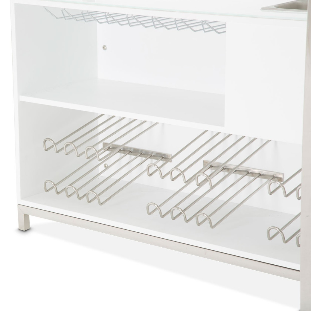 Aico State St. Bar Glossy White