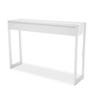 Aico State St. Console Table Glossy White