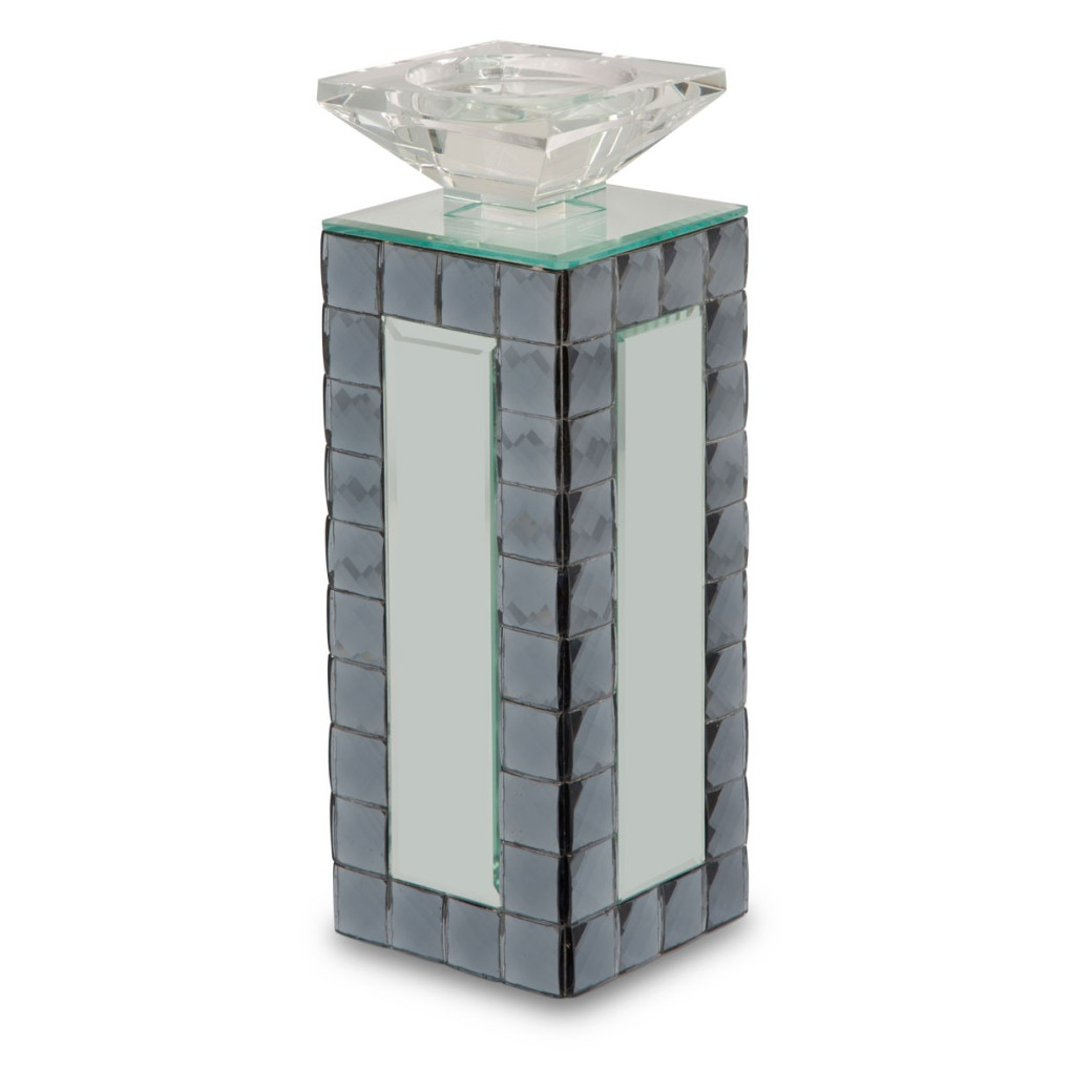 Aico Montreal Mirrored Candle Holder Large (6/Pack)
