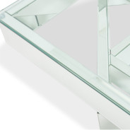 Aico Montreal Square Cocktail Table W/ Glass Top