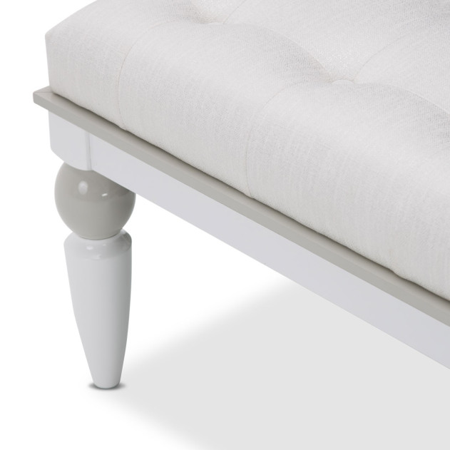 Michael Amini Sky Tower Bedroom Set White Cloud Finish