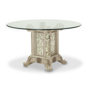 Aico Platine de Royale Round Table  ANTIQUE PLATINUM
