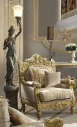 HD 2659 Homey Design upholstery living room set Victorian